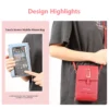 Touch Screen Cell Phone Soft Leather Wallets 3