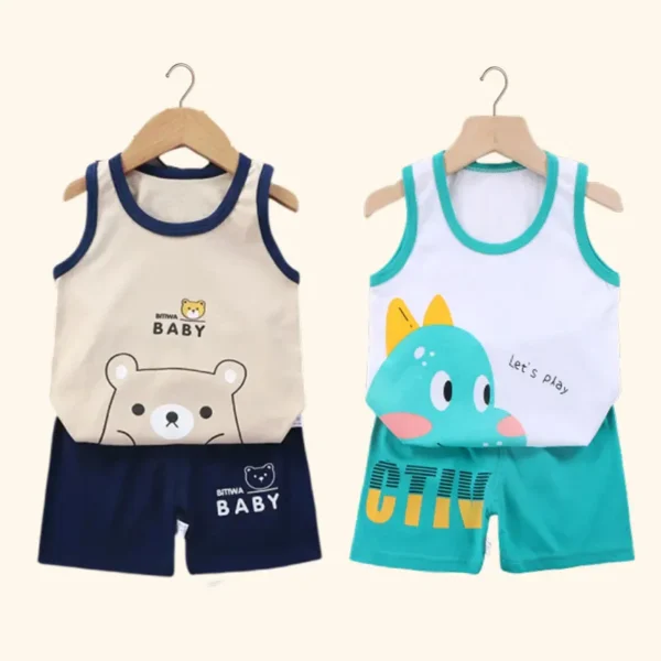 2PCS Children Clothing Vest 1