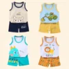 2PCS Children Clothing Vest 3