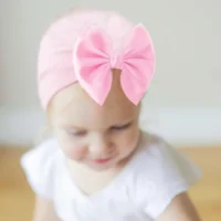 Baby Girl Cotton Big Bow Hat 2