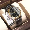 Men Sport Quartz Leather Watch 2